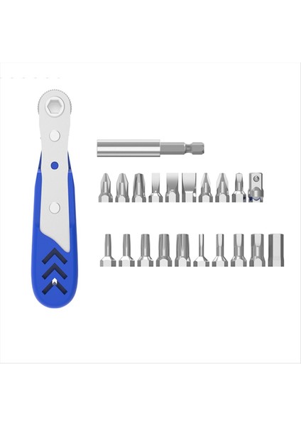 22IN1 Profesyonel Cırcırlama Tornavida Seti 36 Dişli Mini Cırcır Anahtarı Düşük Profil Cırcır Sağ Açılı Tornavida (Yurt Dışından) modelleri