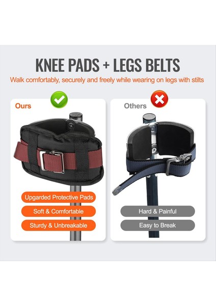 4 Paket Alçıpan Çıtır Yedek Parçalar Konfor Çatı Pedleri Koruyucu Yastıklı Bacak Bantları Naylon Ayarlanabilir Çıtır Bacak Kayışları (Yurt Dışından) modelleri