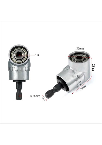 105 Derece Sağ Açılı Matkap Adaptörü Esnek Mil Uzantısı 105 Derece 1/4 Inç Uzatma Altı Matkap Bit (Yurt Dışından) indirimleri