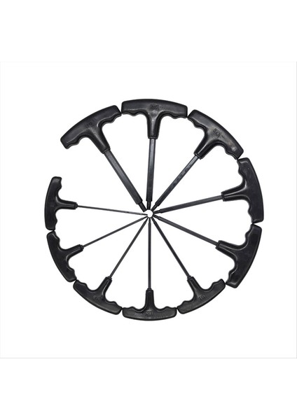 Siyah Kollu 10 Parçalı Özel Şekilli Anahtar Seti T7-T40 (Yurt Dışından) fiyatları