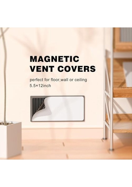 3 Paket Manyetik Havalandırma Kapakları Ev Için 5 5X12 Inç Manyetik Zemin Zemin Duvar ve Tavan Havalandırmaları Için Kayıt (Yurt Dışından) indirimleri