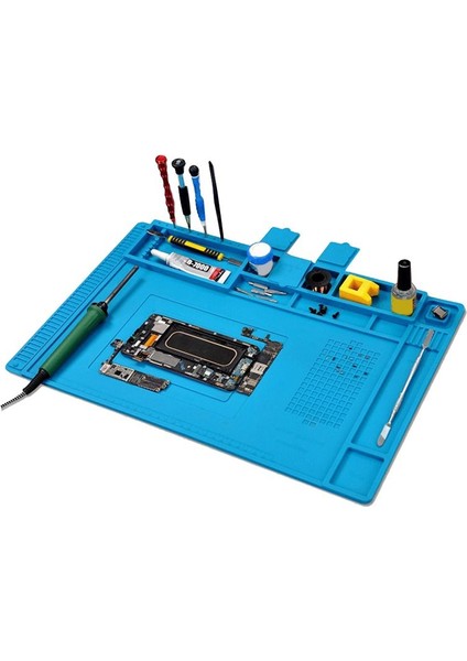 Dirençli Silikon Lehimleme Mat Anti Statik Manyetik Onarım Çalışma Mat Çalışma Tezgahı Cep Telefonu Dizüstü Bilgisayar Onarımı Için (Yurt Dışından) fırsatları