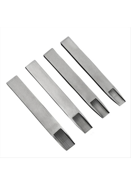 4pcs Deri Dokuma Pirzola 7mm 8mm 9mm 10MM Dokuma Yuvası Yumruklama Aracı Dıy El Dokuma Desen Kesici (Yurt Dışından)