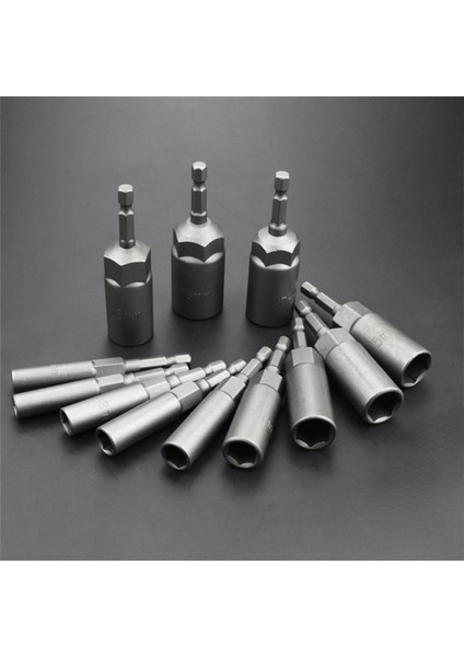 5 5MM-19MM Altı Soket Kollu Mozalar Somun Sürücüsü Seti Güç Tornavida Tutma Aletleri Güç Matkapları Etki Sürücüleri (Yurt Dışından) indirimleri