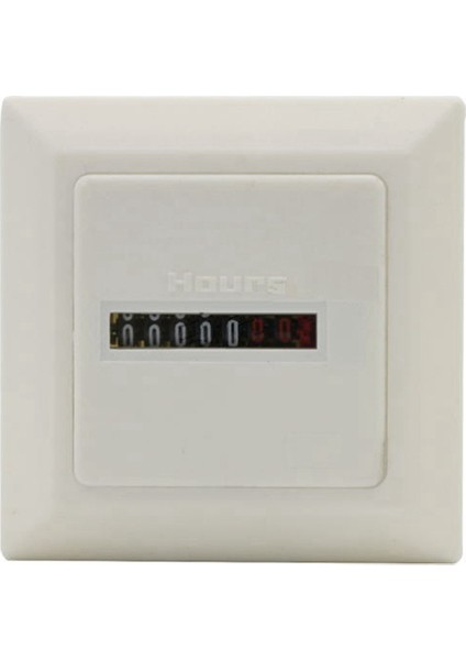 Hm-1 Zamanlayıcı Kare Sayacı Dijital 0-99999 99 Gösterge 0 3W AC220-240V / 50Hz Ac Saat Saat Metre Saat Metre Beyaz (Yurt Dışından)