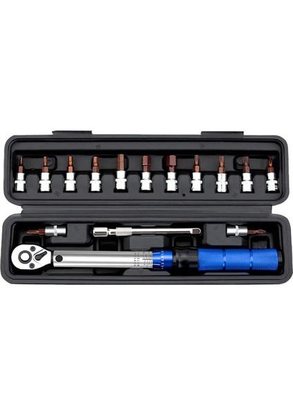 16 Parçalı Tork Anahtarı Seti Altıgen Iki Yönlü Ayarlanabilir 1/4 Inç Mandal Anahtarı Bakım Aracı (Yurt Dışından)