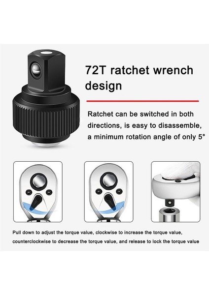 16 Parçalı Tork Anahtarı Seti Altıgen Iki Yönlü Ayarlanabilir 1/4 Inç Mandal Anahtarı Bakım Aracı (Yurt Dışından) modelleri
