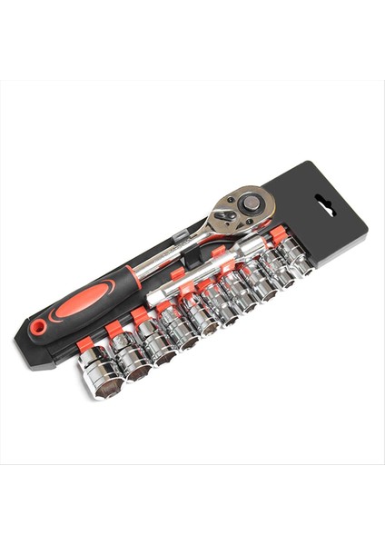 12 Parçalı Çok Fonksiyonlu Oto Onarım Aracı Cırcır Hızlı Soket Anahtarı Arabaya Monte Donanım Kutusu Kombinasyonu (Yurt Dışından)