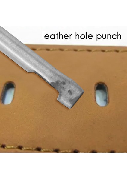 5pcs Hollow Del Punch Set Set Oval Şekar Deri Çalışma Için Deri Deri Deri Del Punch Cutter (4X6MM 4X7MM 4X8MM 4X10MM 4X12MM) (Yurt Dışından) fiyatları