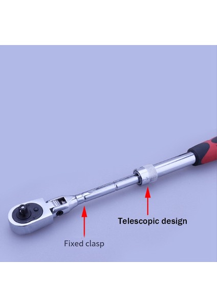 1/4 72 Dişli Karbon Çelik Geri Çekilebilir Cırcır Anahtarı Otomatik Hızlı Serbest Bırakma Anahtarı Çok Işlevli El Aleti (Yurt Dışından) indirimleri