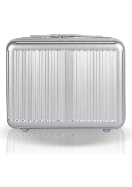 Glow Pc Policarbon Makyaj Çantası & El Valizi Silver modelleri