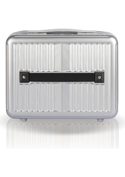 Glow Pc Policarbon Makyaj Çantası & El Valizi Silver fırsatları