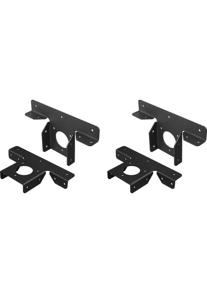 4 Paket Ağır Hizmetli Pergola Köşe Braketleri Uzatma 4 x 4 Için 3 Yönlü T Parantez Post Braket Pergola Çıkış Kiti (Yurt Dışından)