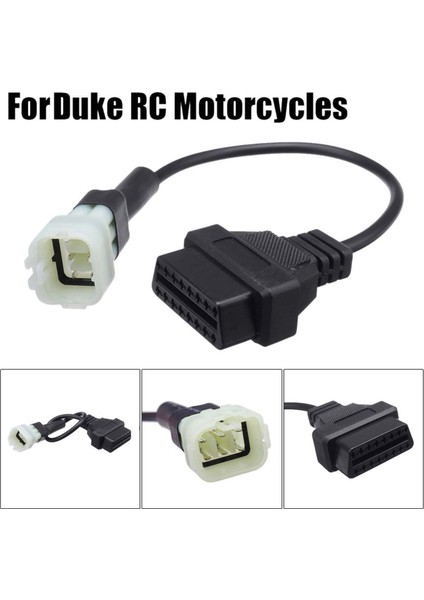 2x 6 Pin - Obd 16 Pın Adaptörü Obd2 Ktm Duke Rc Için Obd2 Hata Tanı Kablosu 2011 - 2017 Motosikletler (Yurt Dışından) fiyatları