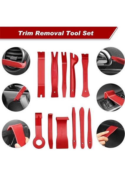 11PCS Sökme Aracı Kiti Pry Plaka Kauçuk Tepe Doornail Tepe Tutidavide Dolunucu Klipsi Sökme Onarma Aracı Kiti (Yurt Dışından) indirimleri