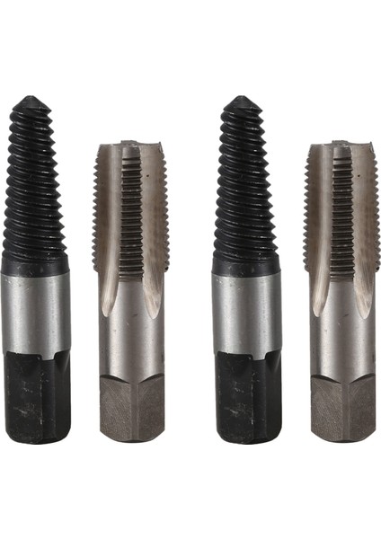 4pcs 1/2 Inç Vida Özütçüsü Su Borusu Kırık Boru Çıkarıcı Su Borusu Iplik Onarım Musluk Seti (Yurt Dışından)