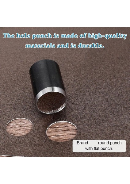 Yuvarlak Delik Zımba Aracı Duty Kumaş Yumruk Araçları Deri Zanaat Araçları El Yapımı Dıy Deri El Sanatları Çalışan (Yurt Dışından) fiyatları