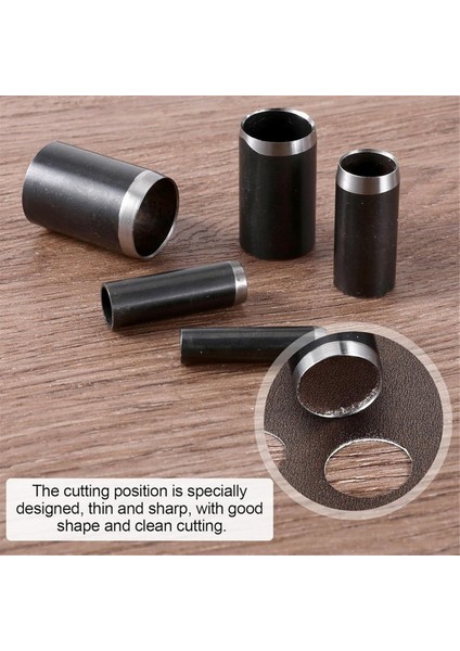 Yuvarlak Delik Zımba Aracı Duty Kumaş Yumruk Araçları Deri Zanaat Araçları El Yapımı Dıy Deri El Sanatları Çalışan (Yurt Dışından) indirimleri