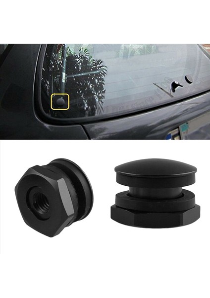 3x Arka Ön Cam Cam Dikme Donanım Kiti Honda Civic Için Uygun 92-95 Hatchback Eg6 Crv Siyah (Yurt Dışından) indirimleri