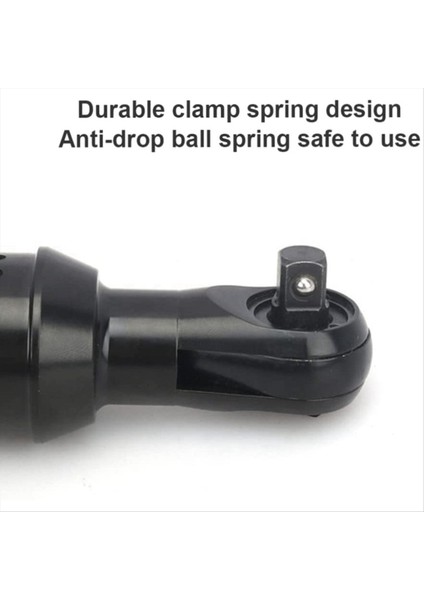 Ratchet Anahtar Kafası 3/8 Inç Kare Sürücü Elektrikli Kablosuz Ratchet Anahtarı Endüstriyel Sınıf Aracı Için 10MM Ağır Dereceli (Yurt Dışından) modelleri