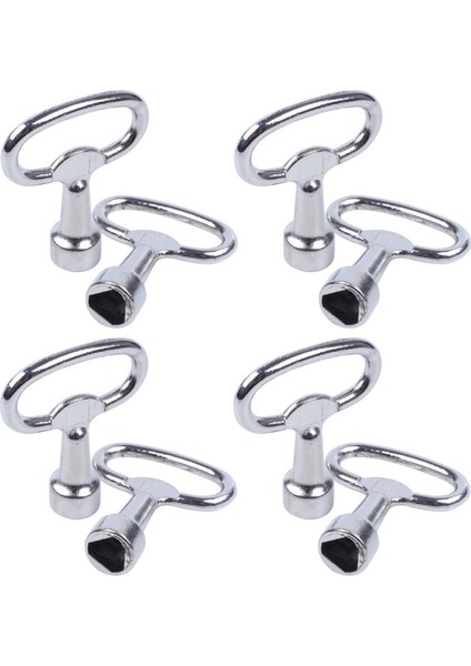 Cıvata Üçlü Kısaltılmış Üçgen Metal Panel Için Anahtar Yuva 8 mm 8pcs (Yurt Dışından)