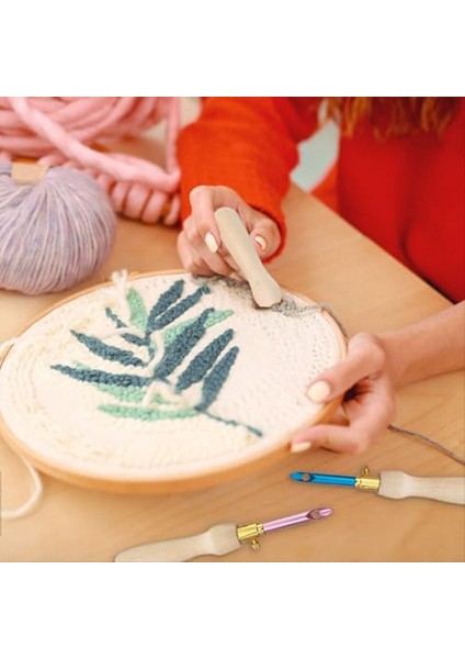 35PCS Yumruk Iğne Kiti Yumruk Iğne Aleti Ayarlanabilir Yumruk Iğne Nakış Kitleri Nakış Ipi Dikiş Yeni Başlayanlar Için (Yurt Dışından) fiyatları