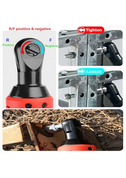 18V Kablosuz Elektrik Anahtarı Ratchet Anahtar Seti Açılı Matkap Tutma Tutma Aracı Ab Fişi (Yurt Dışından) modelleri