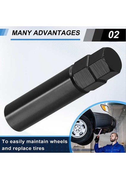 10 Spline Lug Somun Anahtarı TA20-17/19 10 Poıntre Splıne Lug Nut Key Yolcusy 21MM ve 22MM Altı Sürücü (Yurt Dışından) fiyatları