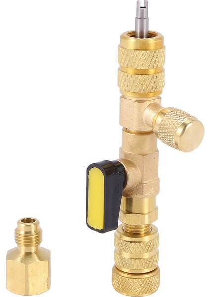 R22 R410A Hvac Sistemi Için Çift Boyut Sae 1/4 ve 5/16 Portlu 2x Valf Çekirdek Çıkarma ve Yükleyici (Yurt Dışından) modelleri