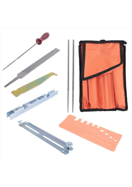 10PCS Testere Kalemle Dosya Kiti Ahşap Tutamağı Dosyalar Derinlik Göstergesi Yuvarlak Dosyalar Zincir Testere Bıçakları Keskinleştirme Için Dosyalama Kılavuzu (Yurt Dışından) fiyatları