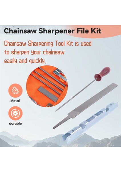 10PCS Testere Kalemle Dosya Kiti Ahşap Tutamağı Dosyalar Derinlik Göstergesi Yuvarlak Dosyalar Zincir Testere Bıçakları Keskinleştirme Için Dosyalama Kılavuzu (Yurt Dışından) fırsatları