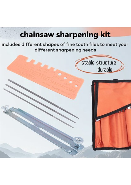 10PCS Testere Kalemle Dosya Kiti Ahşap Tutamağı Dosyalar Derinlik Göstergesi Yuvarlak Dosyalar Zincir Testere Bıçakları Keskinleştirme Için Dosyalama Kılavuzu (Yurt Dışından) indirimleri