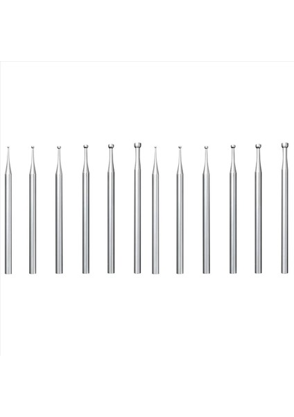 12 Adet Yuvarlak Fincan Burr - 3/32 Inç Şey Müce (Yurt Dışından)