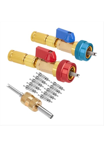 R134A Valf Çekirdek Hızlı Çıkartma Montajcısı / Düşük Basınçlı Valf Çekirdek Çıkma Aracı Soğutucu Klima Için (Yurt Dışından)