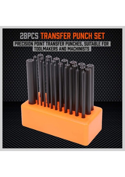 28 Parçalı Transfer Yumruk Seti 3/32 Inç - 1/2 Inç Isıya Göre Alaşımlı Çelik Dövme (Yurt Dışından) fiyatları