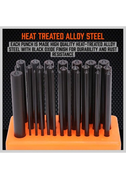 28 Parçalı Transfer Yumruk Seti 3/32 Inç - 1/2 Inç Isıya Göre Alaşımlı Çelik Dövme (Yurt Dışından) indirimleri