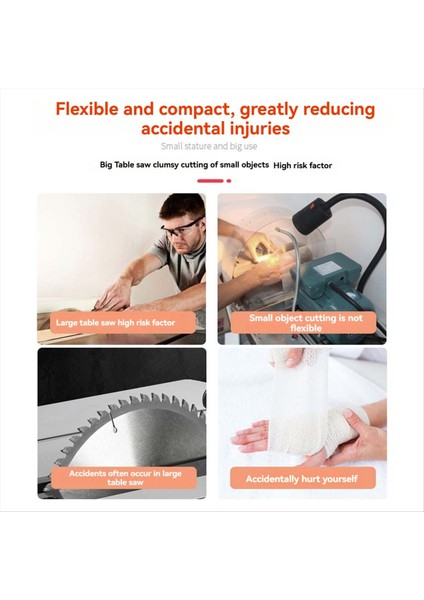 Mini Masa Testere Ahşap Işleme Elektrik Tezgahı Dıy Model El Sanatları Kesme Aracı 96W Elektrikli Masaüstü Testereleri Ab Fiş (Yurt Dışından) fırsatları