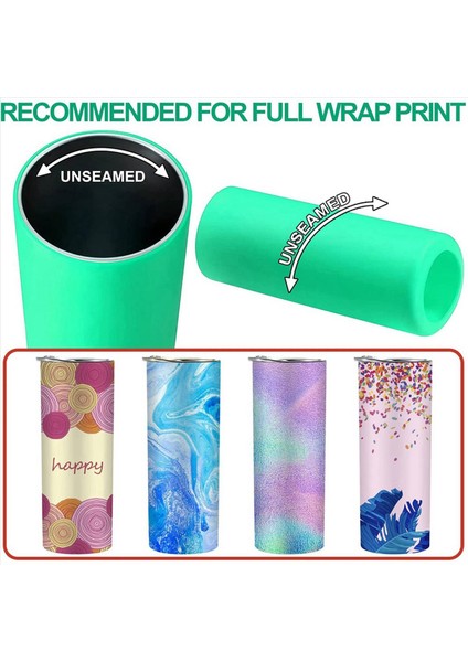 6 Set Süblimasyon Tumbler Silikon Bantlar 20 Oz Sıska Düz Boşluklar Için Kılıflar Transfer Bantlı Basın Makinesi (Yurt Dışından) fırsatları