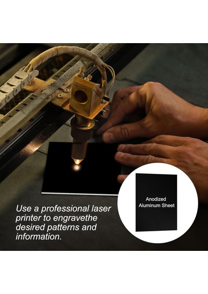 7X5X1/32 Inç Eloksal Alüminyum Tabaka Seti Lazer Gravür Için 0 8mm Kalınlığında Gravür Boşluklar Diy Dekoratif Işçilik Evi (Yurt Dışından) fiyatları