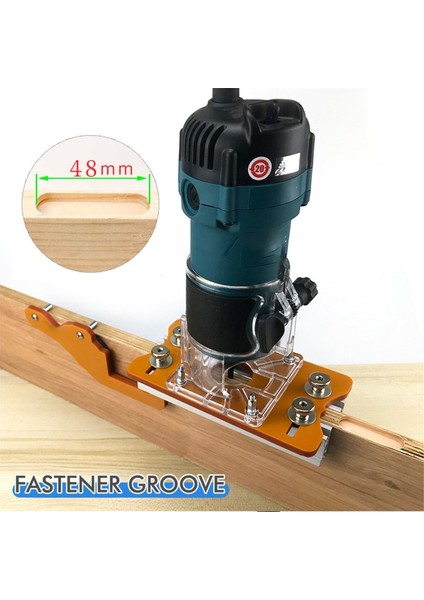 Ahşap Işleme 2 Arada 1 Yuva Braketi Görünmez Bağlantı Edebiyatları Mobilya Gizli Konnektör ve Toka Için Slot Kılavuz Tabanı (Yurt Dışından) modelleri