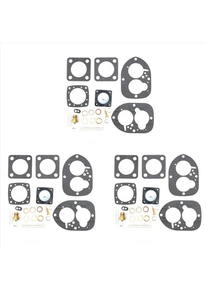 Volvo Penta Solex Için 3x Motosiklet Karbüratör Yeniden Oluşturma Kiti 44PA1 856471 856472 (Yurt Dışından)