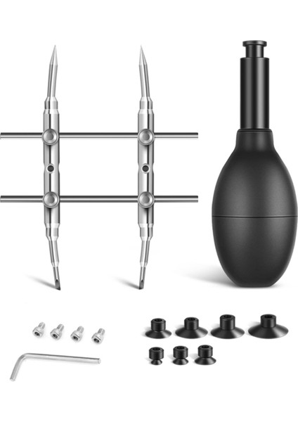 Lens Sucker ve Somura Kiti Ic Pick-Up Vakum Emme Kalemi 7 Karşılıklı Emme Kupası ve Kavisli Uçlar (Yurt Dışından)