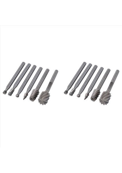 12PCS Hss Rotary Çoklu Alet Çapak Yönlendirici Yönlendirici Bit Fabrikası Kesici Eki Dremel Için (Yurt Dışından)