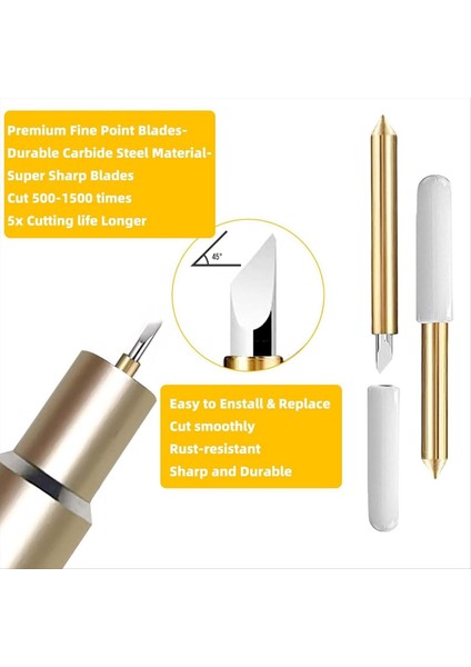 50 Pcs Crıcut Maker Için Premıum Fıne Poınt Blades 3/maker/keşfet 3/air 2/air/one/venture Yedek Bıçağı Keşfet (Yurt Dışından) fiyatları