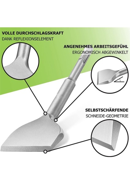 Karo Keski Sds Artı Keski- Çekiç Için 165X75MM Genişliğinde Düz Keski Açılı 42CRMO Özel Çelik Dayanıklı Keskin (Yurt Dışından) indirimleri