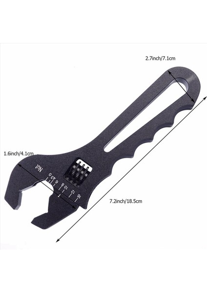 2x AN3-AN16 Tüp Anahtar Hortum Hortum V-Tipi Ayarlanabilir Anahtar Hortumu Bulaşma Siyahı (Yurt Dışından) fırsatları