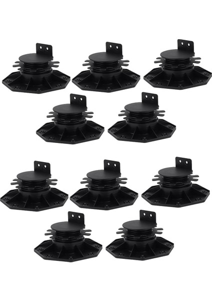 Yüzen Güverte Platformu Güverte Zemin Liği Için 10 Paket Ayarlanabilir Güverte Desteği Kaide Güverte Temel Temel Desteği (Yurt Dışından)