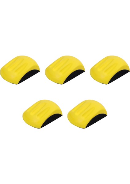 5x 5 Inç El Zımparalama Bloğu Kanca ve Döngü Zımpara Kağıdı El Pedi Parlatma Pedi Aşındırıcı Aletler (Yurt Dışından)