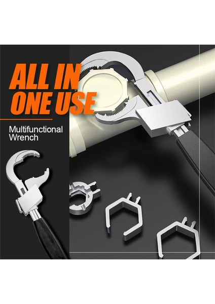 Çok Fonksiyonlu Banyo Anahtarı Ayarlanabilir Açılış 80MM Secner Lavabo Museti Dar Kanalizasyon Su Boru Onarım Aracı (Yurt Dışından)