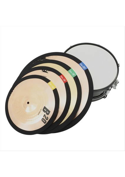 Davul Zilleri Sessiz Kemer Davul Zilleri Sessiz Ped Zil Susturucular Yüzüğü 14 Inç 16 Inç 18 Inç 20 Inç (Yurt Dışından) indirimleri